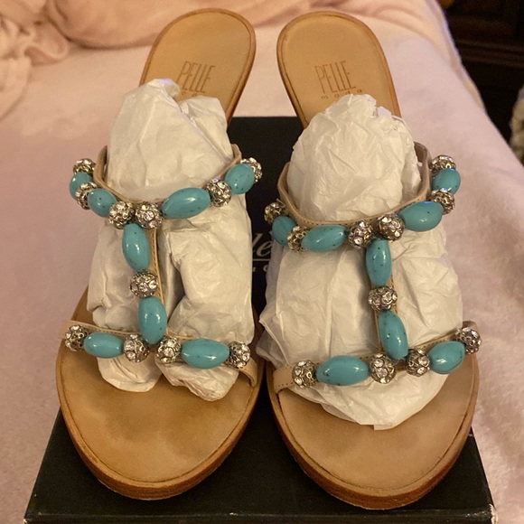 Beautiful Jeweled Wedge - Picture 1 of 13